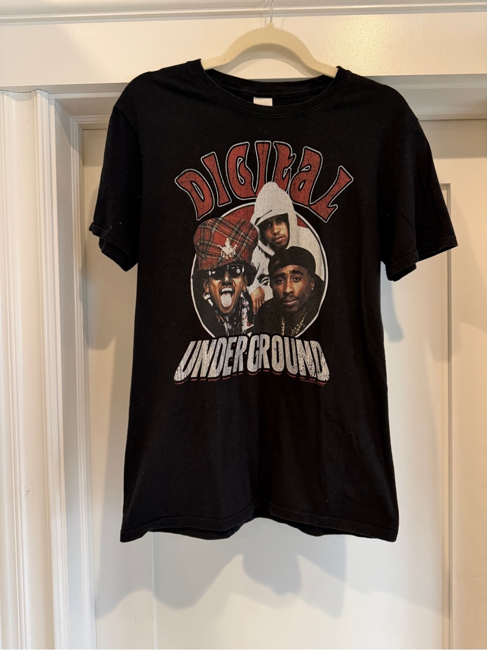 Gildan Black Digital Underground Graphic Tee